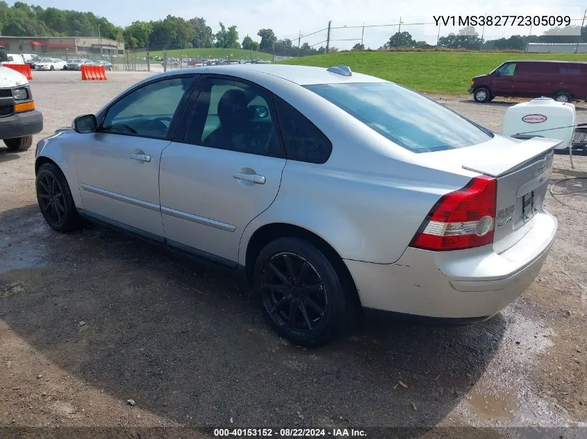 2007 Volvo S40 2.4I VIN: YV1MS382772305099 Lot: 40153152