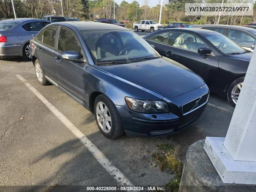 2007 Volvo S40 VIN: YV1MS382572269977 Lot: 40228000