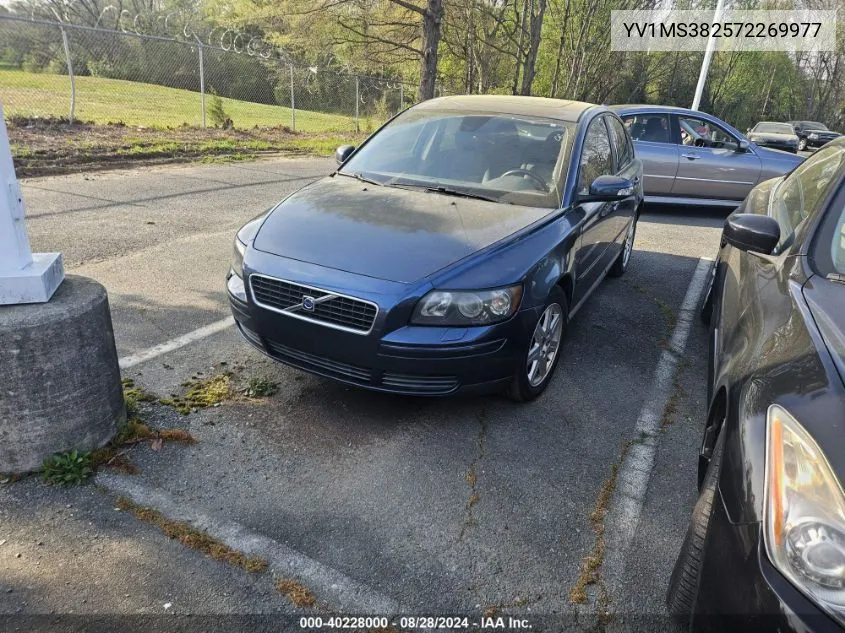 2007 Volvo S40 VIN: YV1MS382572269977 Lot: 40228000