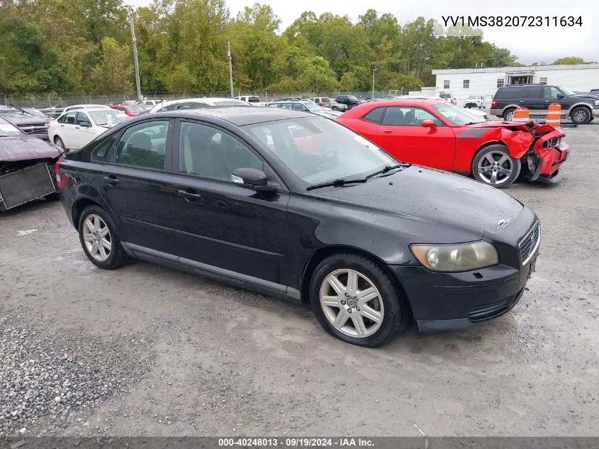 2007 Volvo S40 2.4I VIN: YV1MS382072311634 Lot: 40248013