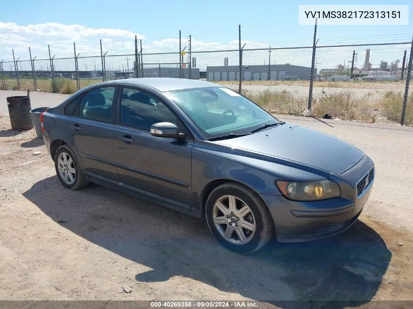 YV1MS382172313151 2007 Volvo S40 2.4I