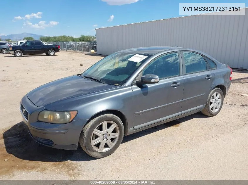 YV1MS382172313151 2007 Volvo S40 2.4I