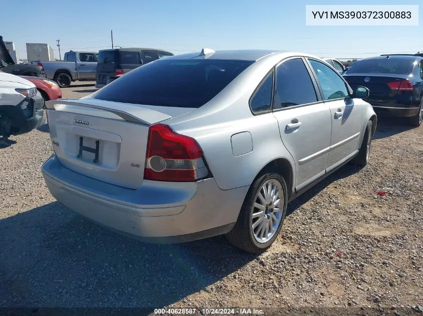 2007 Volvo S40 2.4I VIN: YV1MS390372300883 Lot: 40628587