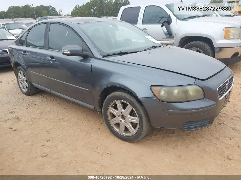 2007 Volvo S40 2.4I VIN: YV1MS382372298801 Lot: 40720792