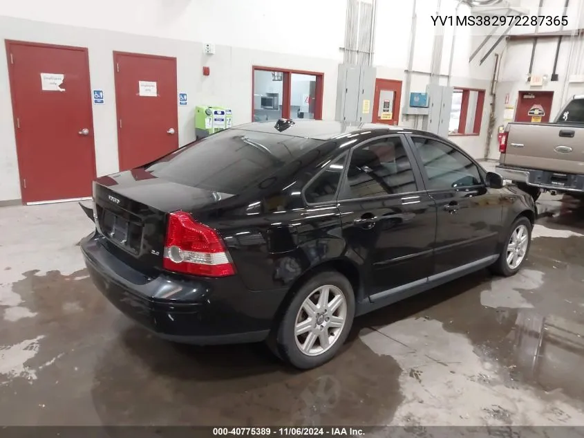 2007 Volvo S40 2.4I VIN: YV1MS382972287365 Lot: 40775389