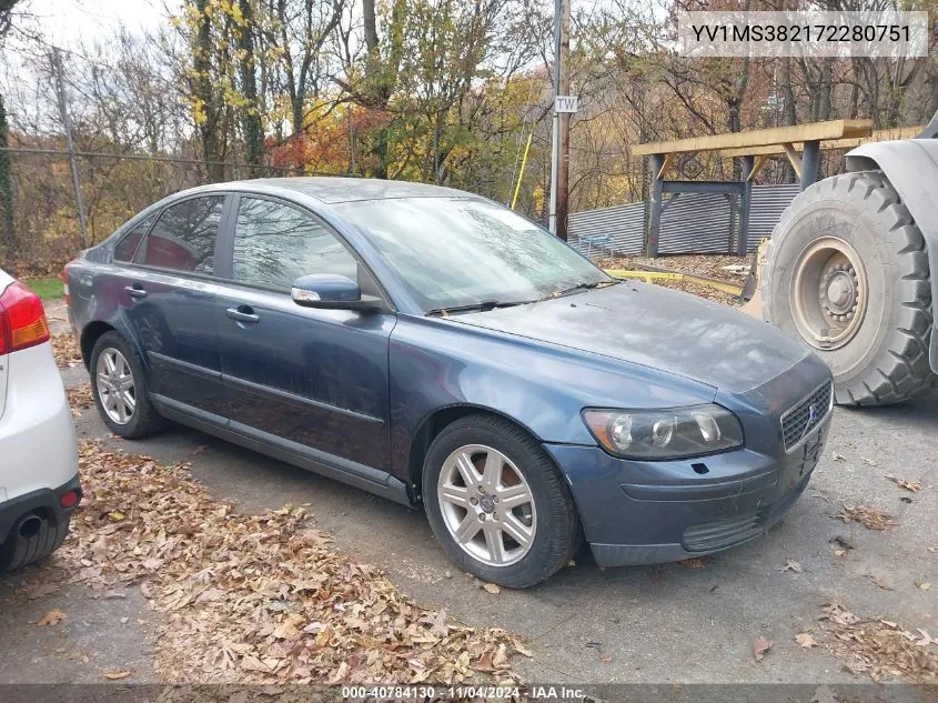 YV1MS382172280751 2007 Volvo S40 2.4I