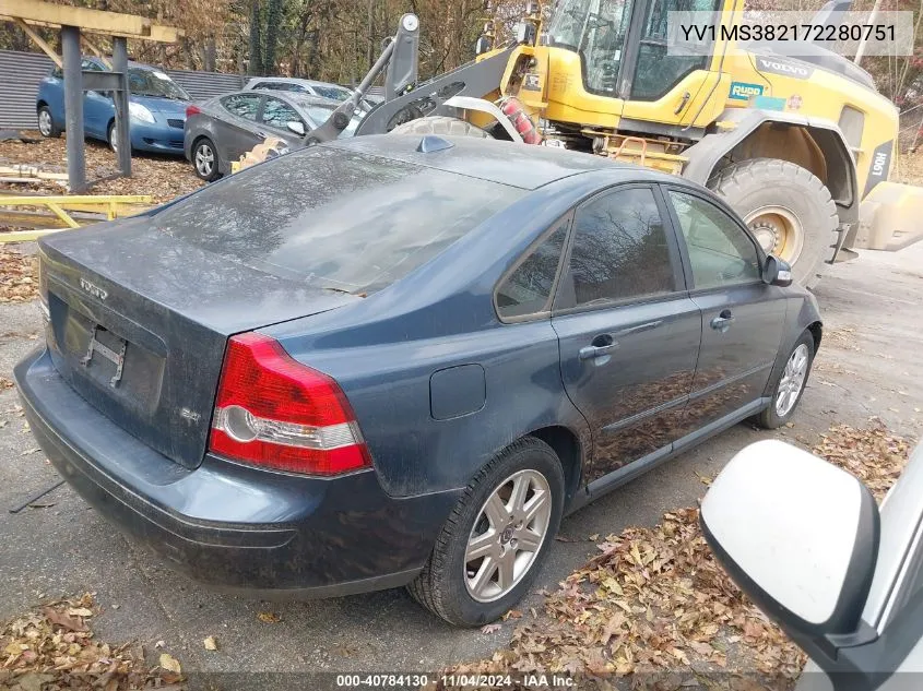 YV1MS382172280751 2007 Volvo S40 2.4I