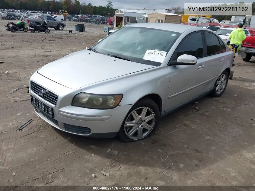 2007 Volvo S40 2.4I VIN: YV1MS382972281162 Lot: 40827176