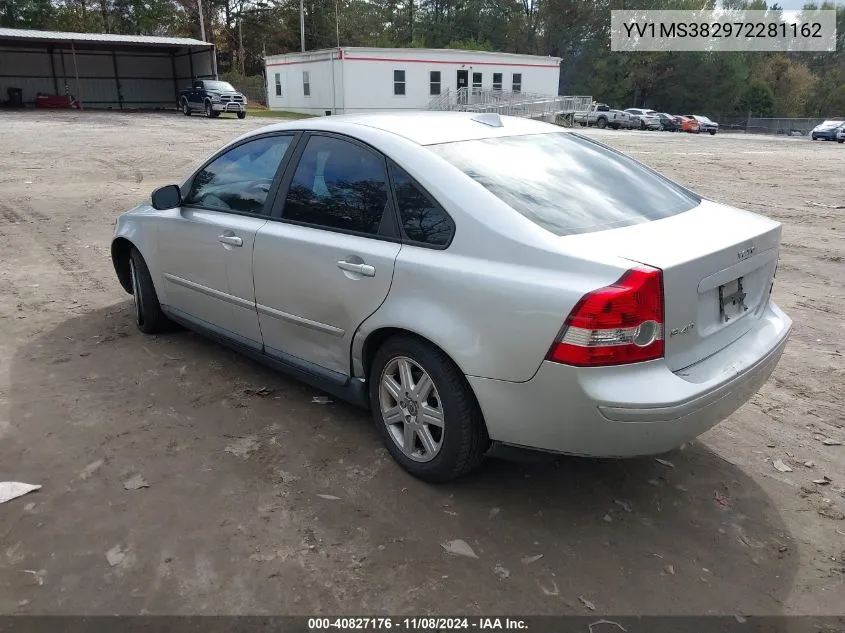 2007 Volvo S40 2.4I VIN: YV1MS382972281162 Lot: 40827176