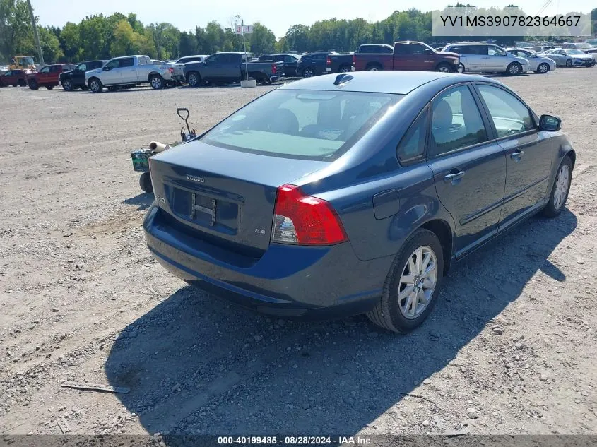 YV1MS390782364667 2008 Volvo S40 2.4I