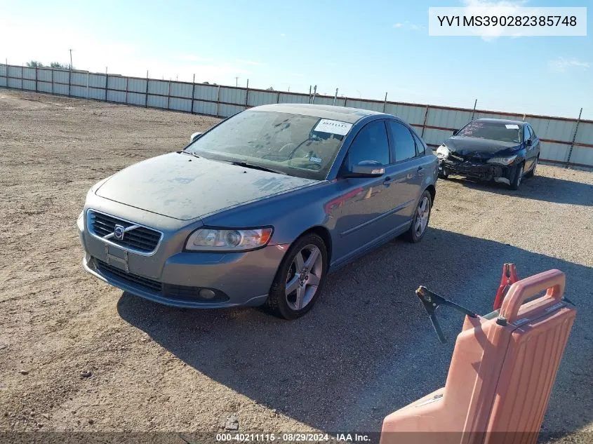 YV1MS390282385748 2008 Volvo S40 2.4I