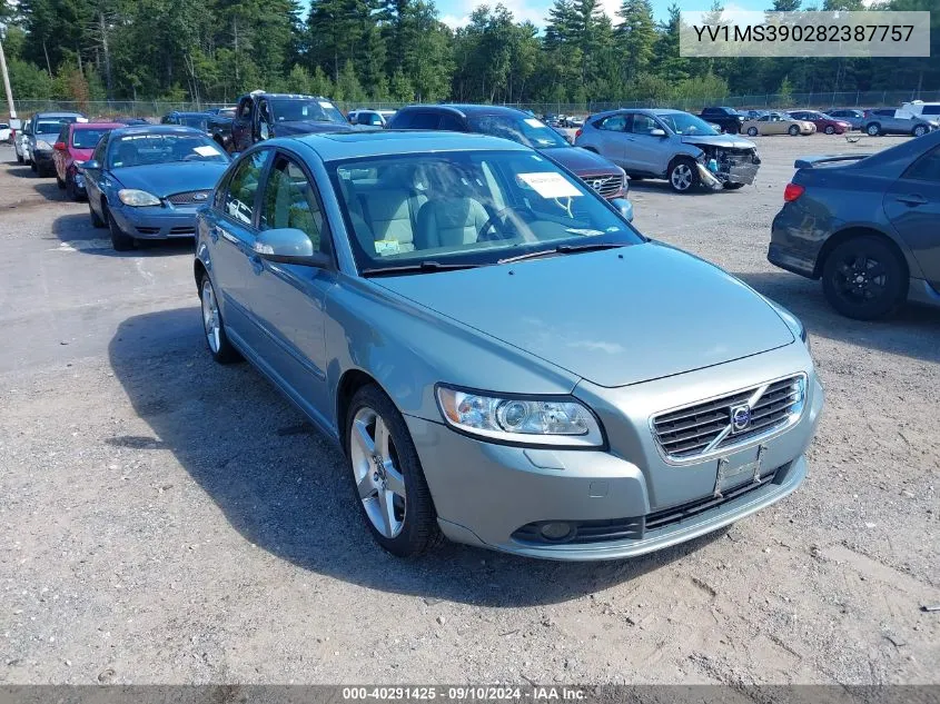 2008 Volvo S40 2.4I VIN: YV1MS390282387757 Lot: 40291425