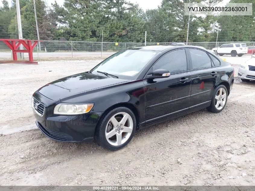 YV1MS390382363001 2008 Volvo S40 2.4I