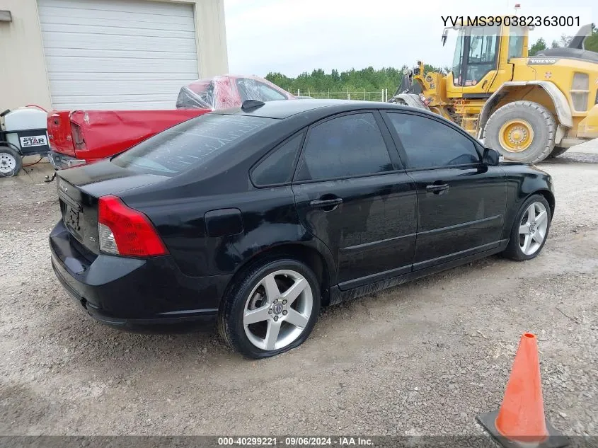 2008 Volvo S40 2.4I VIN: YV1MS390382363001 Lot: 40299221