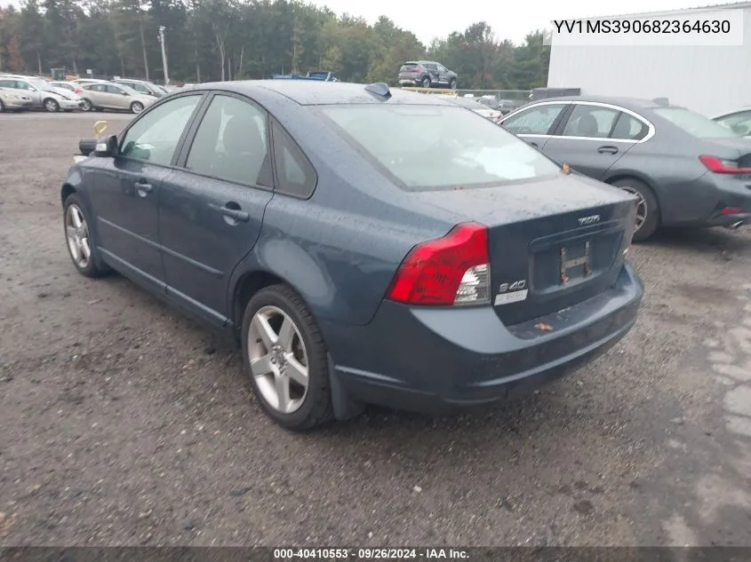 YV1MS390682364630 2008 Volvo S40 2.4I