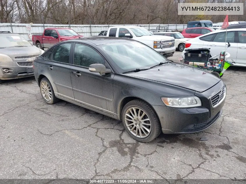 2008 Volvo S40 T5 VIN: YV1MH672482384413 Lot: 40772223