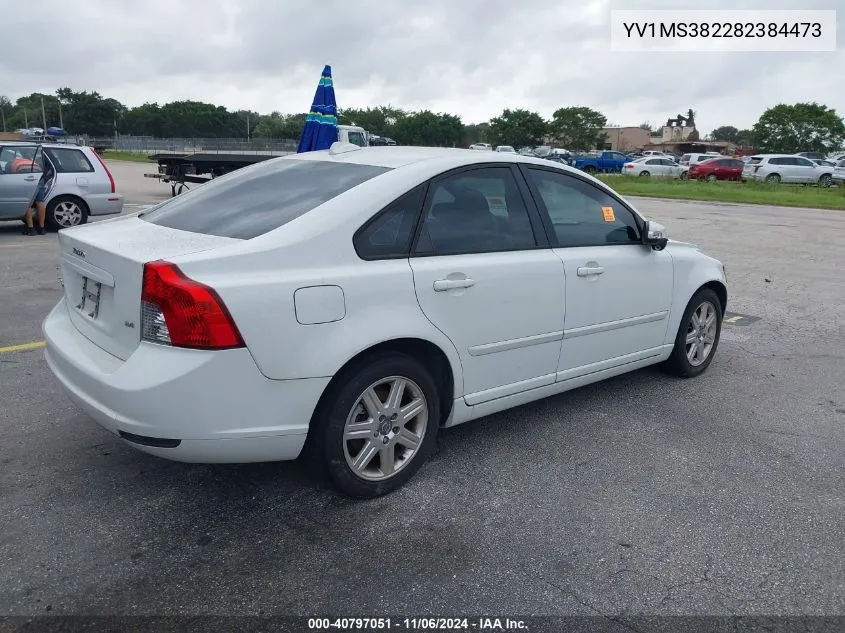 YV1MS382282384473 2008 Volvo S40 2.4I