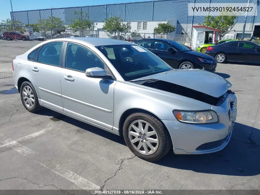 2009 Volvo S40 2.4I VIN: YV1MS390192454527 Lot: 40127039