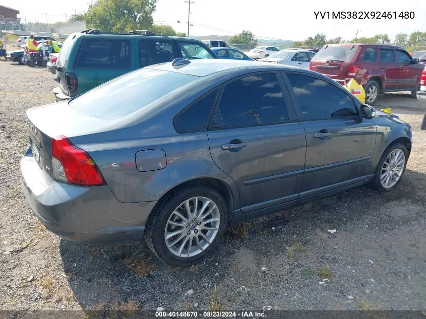 2009 Volvo S40 2.4I VIN: YV1MS382X92461480 Lot: 40148670