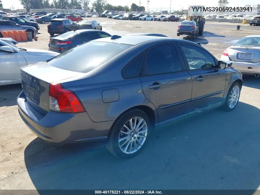 2009 Volvo S40 2.4I VIN: YV1MS390692453941 Lot: 40175221