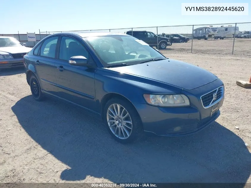 2009 Volvo S40 2.4I VIN: YV1MS382892445620 Lot: 40353215