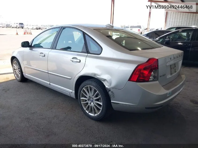 2009 Volvo S40 2.4I VIN: YV1MS390492446468 Lot: 40373578