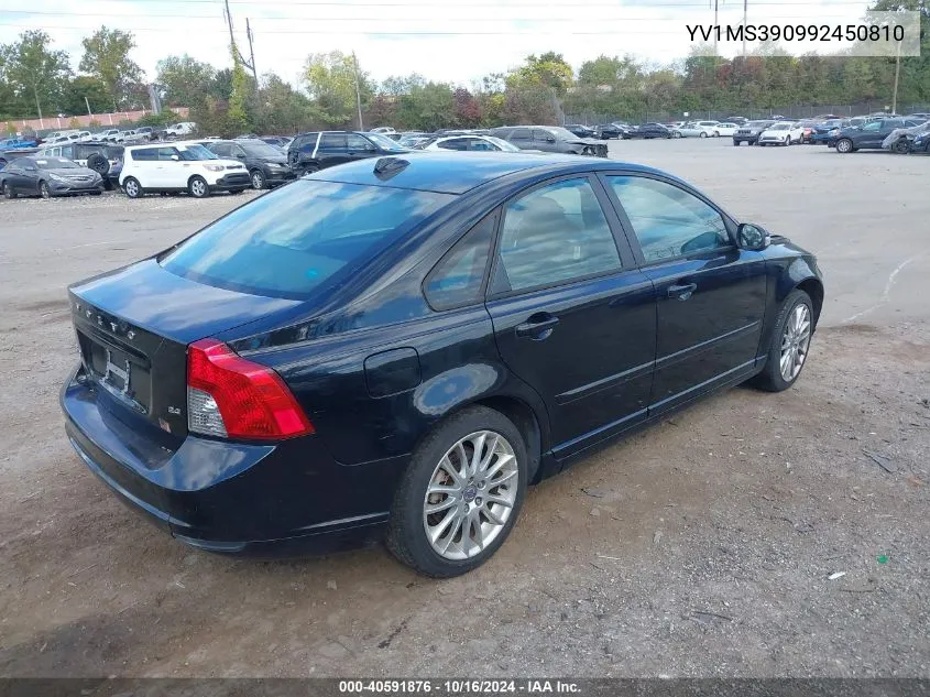 YV1MS390992450810 2009 Volvo S40 2.4I