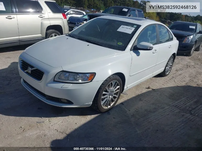 YV1MS382592468126 2009 Volvo S40 2.4I