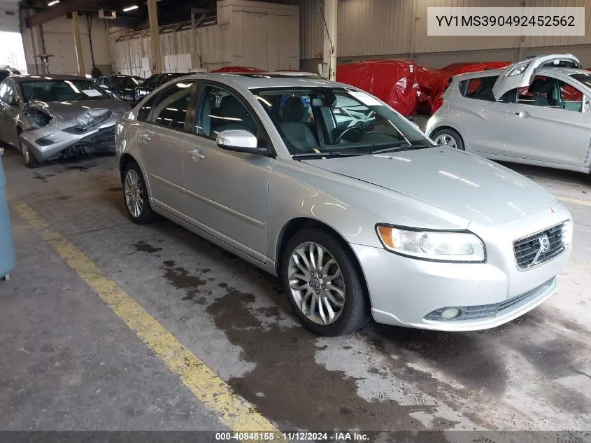 2009 Volvo S40 2.4I VIN: YV1MS390492452562 Lot: 40848155