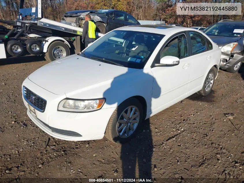 2009 Volvo S40 2.4I VIN: YV1MS382192445880 Lot: 40854501