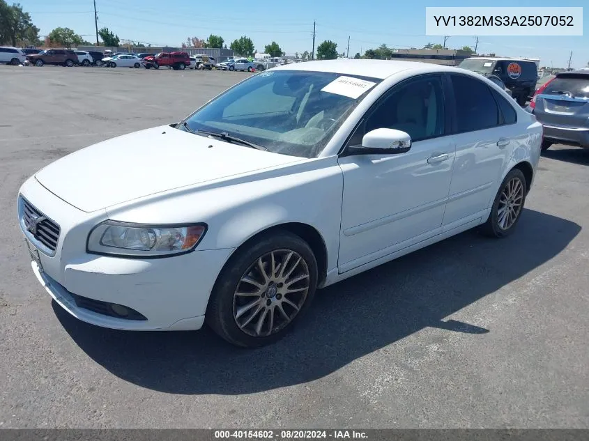 YV1382MS3A2507052 2010 Volvo S40 2.4I