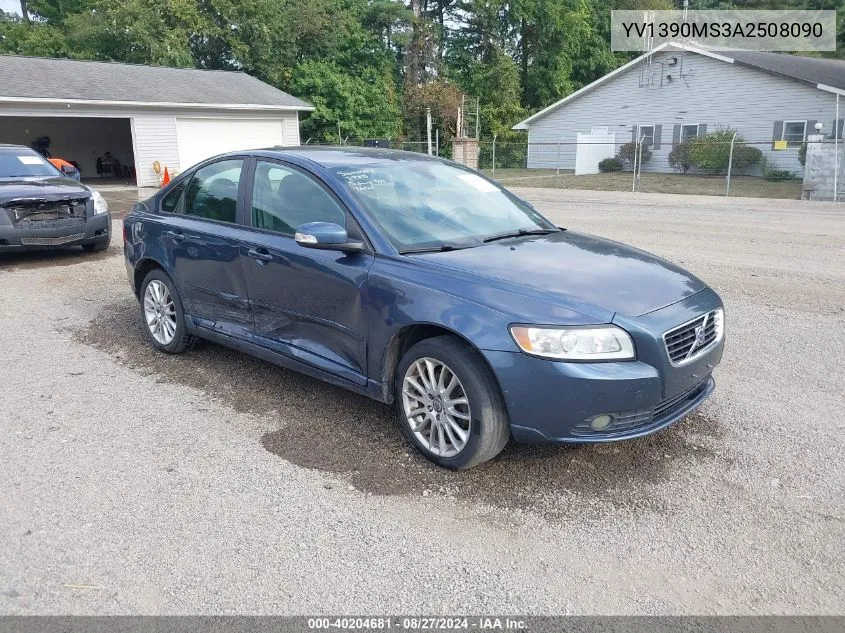 2010 Volvo S40 2.4I VIN: YV1390MS3A2508090 Lot: 40204681