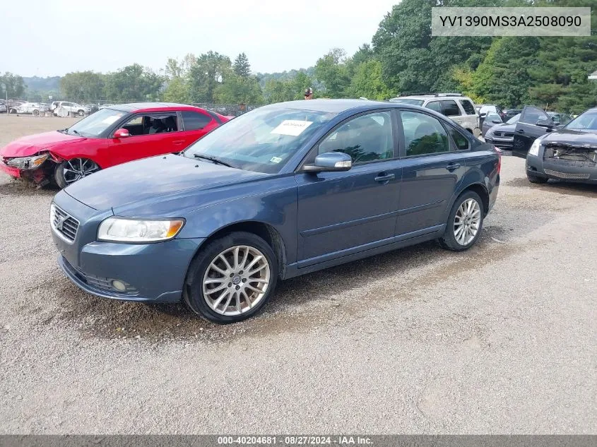 YV1390MS3A2508090 2010 Volvo S40 2.4I