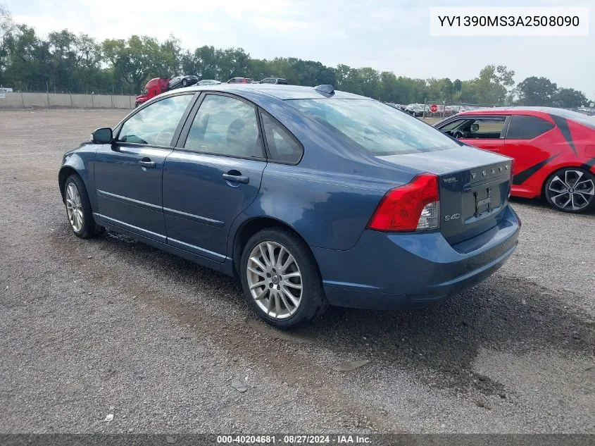 2010 Volvo S40 2.4I VIN: YV1390MS3A2508090 Lot: 40204681