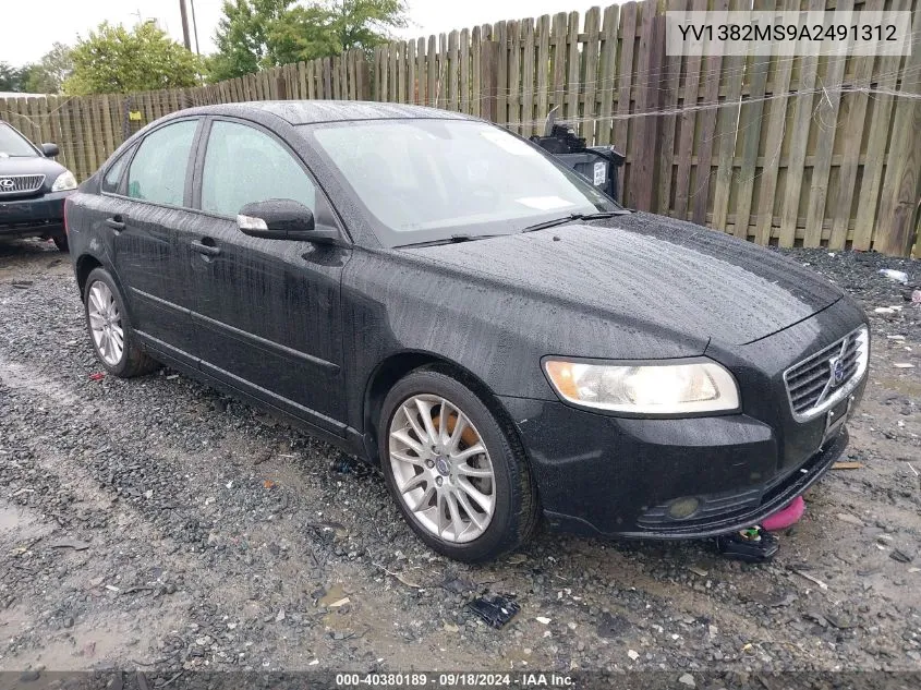 2010 Volvo S40 2.4I VIN: YV1382MS9A2491312 Lot: 40380189