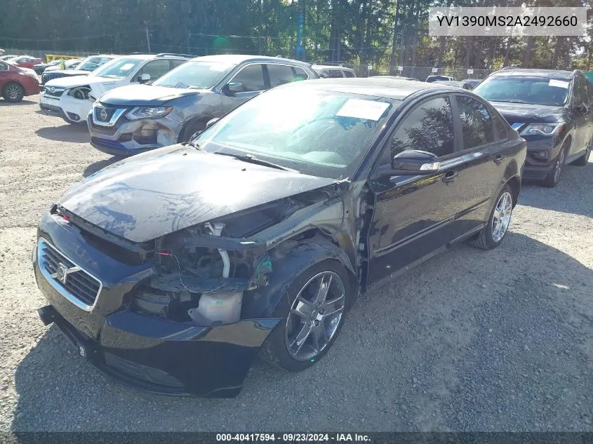 2010 Volvo S40 2.4I VIN: YV1390MS2A2492660 Lot: 40417594