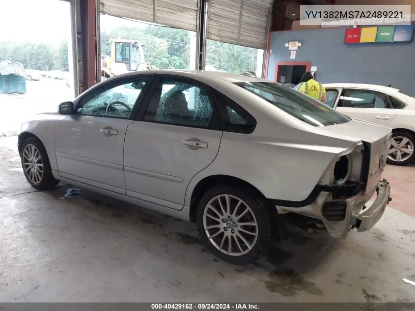 YV1382MS7A2489221 2010 Volvo S40 2.4I