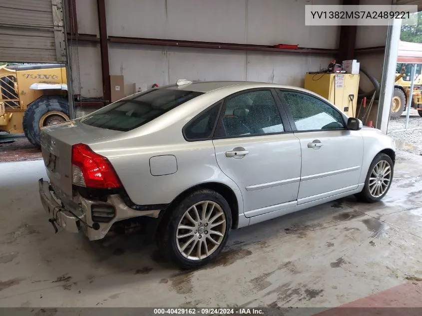 2010 Volvo S40 2.4I VIN: YV1382MS7A2489221 Lot: 40429162