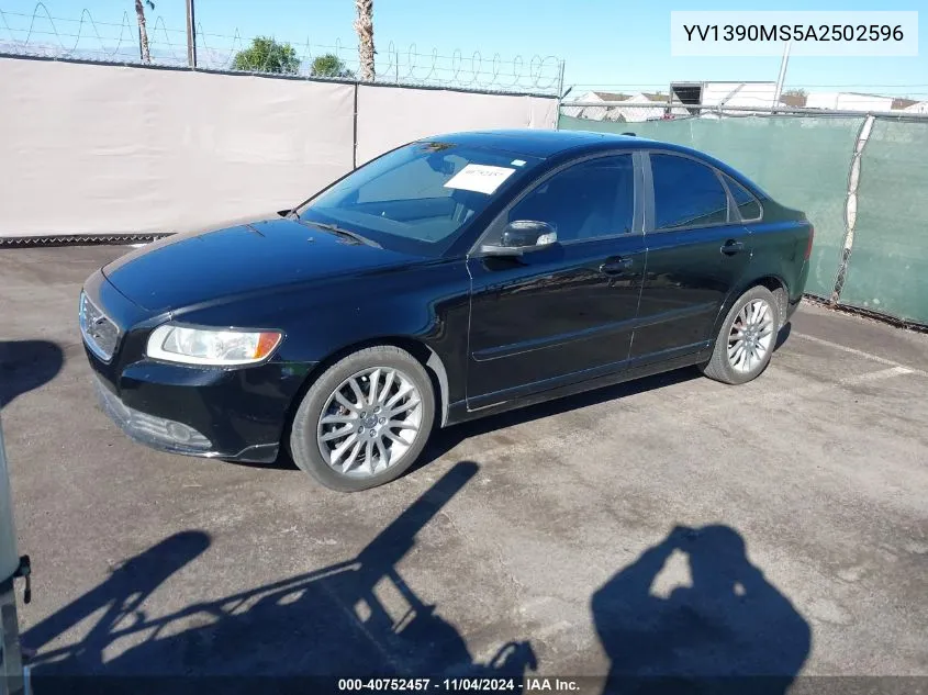 YV1390MS5A2502596 2010 Volvo S40 2.4I