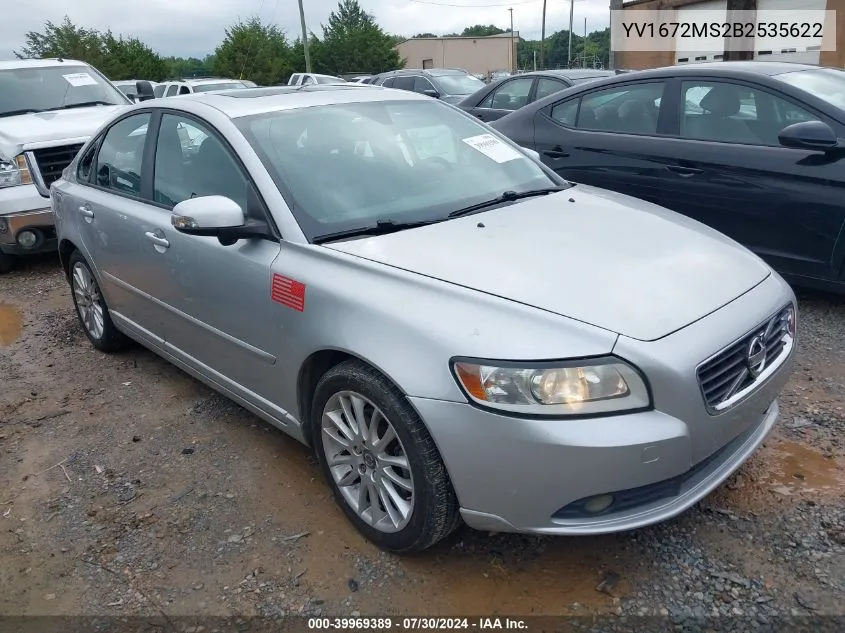 2011 Volvo S40 T5/T5 R-Design VIN: YV1672MS2B2535622 Lot: 39969389