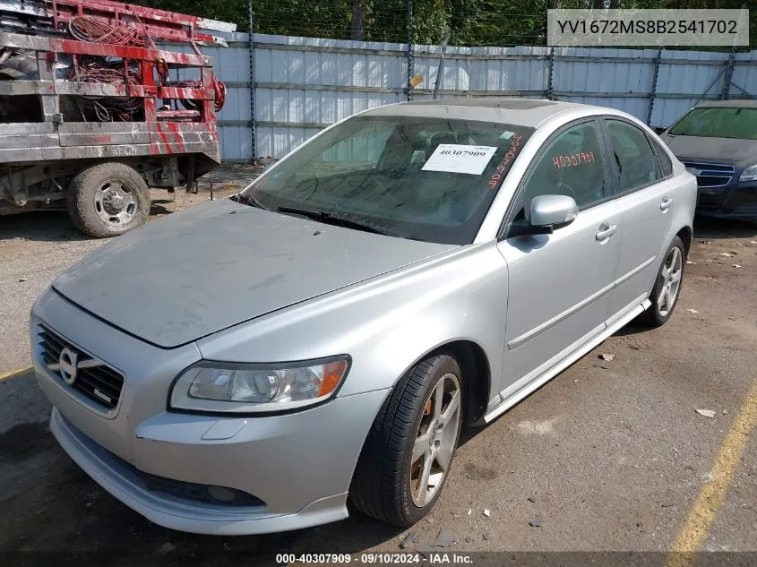 YV1672MS8B2541702 2011 Volvo S40 T5/T5 R-Design