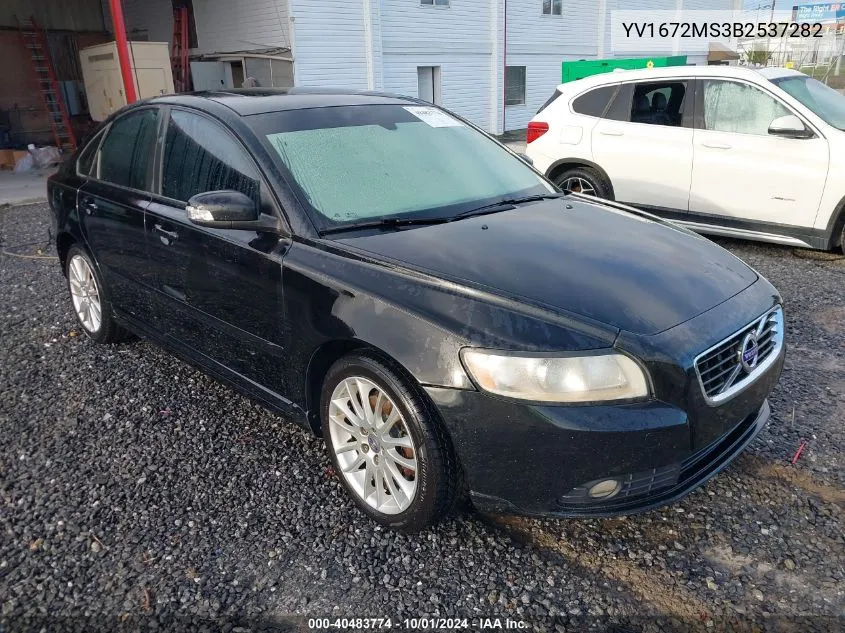 2011 Volvo S40 T5 VIN: YV1672MS3B2537282 Lot: 40483774