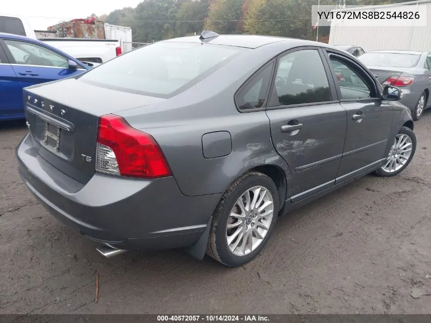 YV1672MS8B2544826 2011 Volvo S40 T5