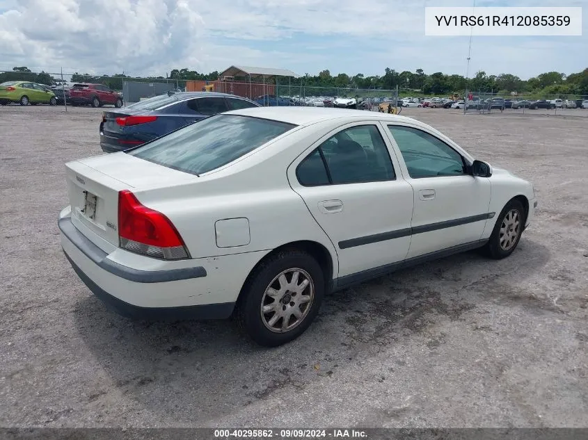 YV1RS61R412085359 2001 Volvo S60