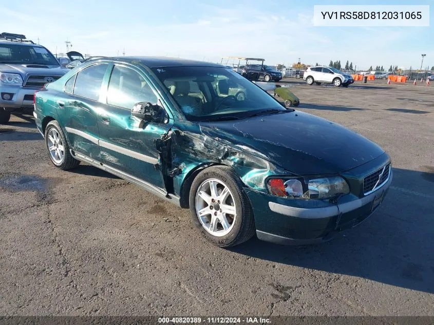 2001 Volvo S60 2.4T VIN: YV1RS58D812031065 Lot: 40820389