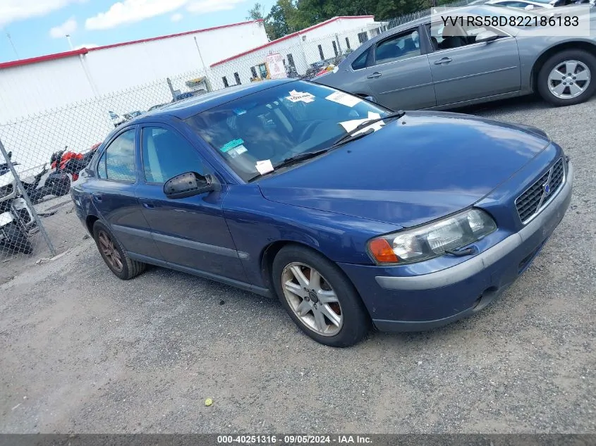 YV1RS58D822186183 2002 Volvo S60 2.4T