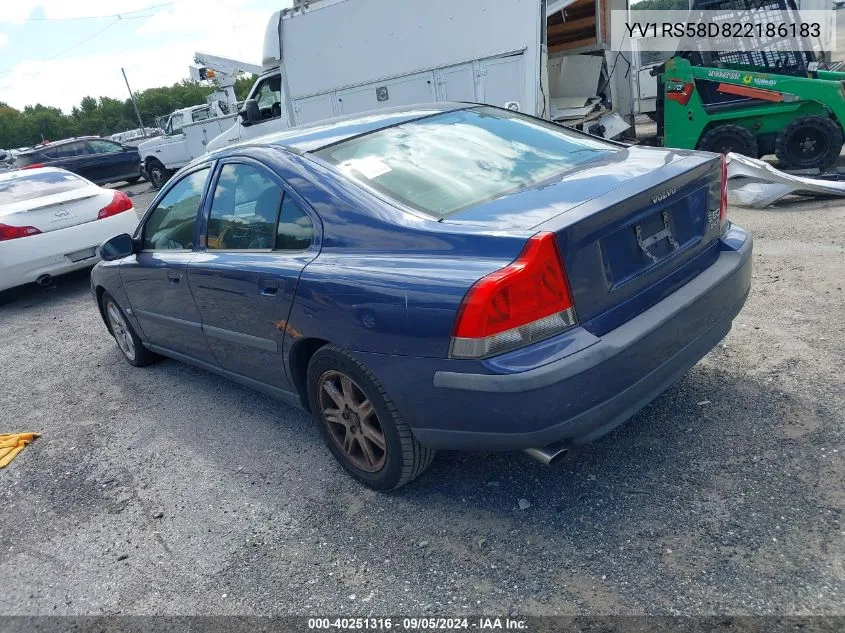 YV1RS58D822186183 2002 Volvo S60 2.4T