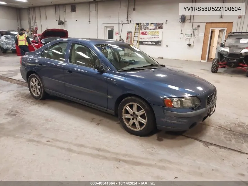 YV1RS58D522100604 2002 Volvo S60 2.4T