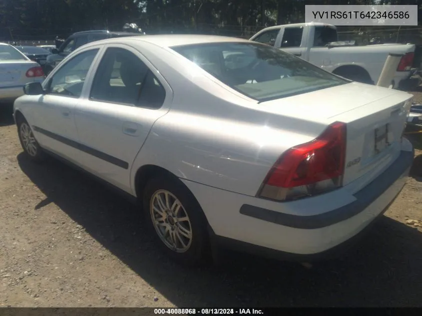 YV1RS61T642346586 2004 Volvo S60 2.4