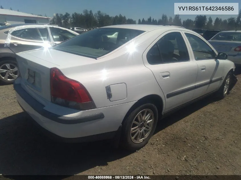 YV1RS61T642346586 2004 Volvo S60 2.4